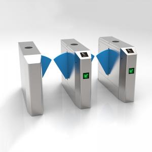 Metro Station Flap Turnstile Gate Entry Control With QR Code Reader