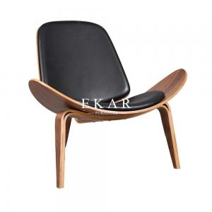 China Italy Latest Design Solid Wood Home Coffee Shop Lounge Leisure Chair supplier