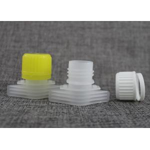 China 16mm pilferage-proof plastic bottle spout cap top on baby food pouch offer OEM nozzle size supplier