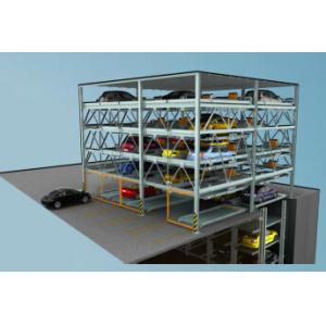 China Steel On Site Heavy Duty Elevated Car Parking System For Multiple Cars supplier