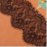 eyelash lace border/lace edged  / soft lace with Black / Ivory Double Color