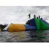 China Lake Floating Inflatable Water Park / Inflatable Water Games For Adults And Kids wholesale