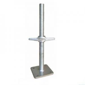 Scaffolding Components Adjustable Screw Jack with Casted Nut / Scaffold Accessories
