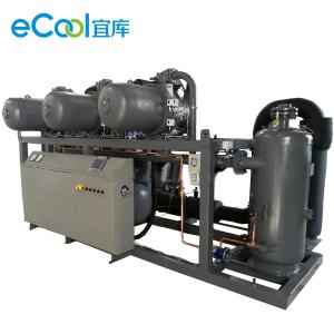 China Refrigerating Capacity 160HP Screw Parallel Compressors Unit for Fruits Cold Room wholesale