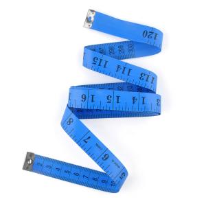 China Soft Flexible 120 Inch Measuring Tape Blue For Body Weight Loss Measuring ODM supplier