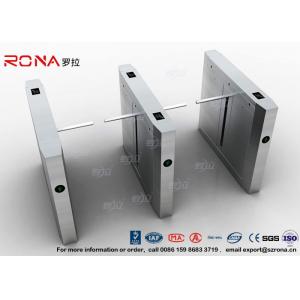 China High Speed Drop Arm Turnstile , Magnetic Card Stainless Steel Access Control System supplier