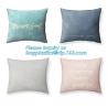 Latest design simple solid color pillow home decor cotton cushion cover,Cotton