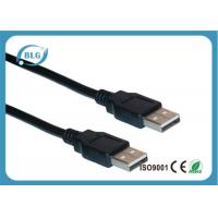China USB 3.0 Type A Computer Cable Extensions / Black USB Extension Cable on sale