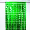 China Silk Grid Metallic Fringe Backdrop 2m Curtain Foil Square Customizable wholesale