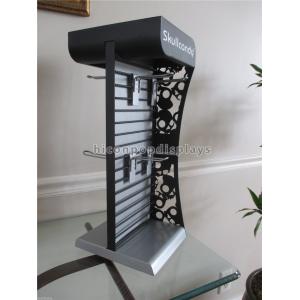 Metal Slatwall Display Stands Countertop Headphone Display Stand With Metal Hooks