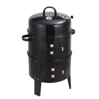 China Metal Type Cold Rolled Steel 3 in 1 Portable BBQ Smoke Stove Charcoal Grill Machine on sale