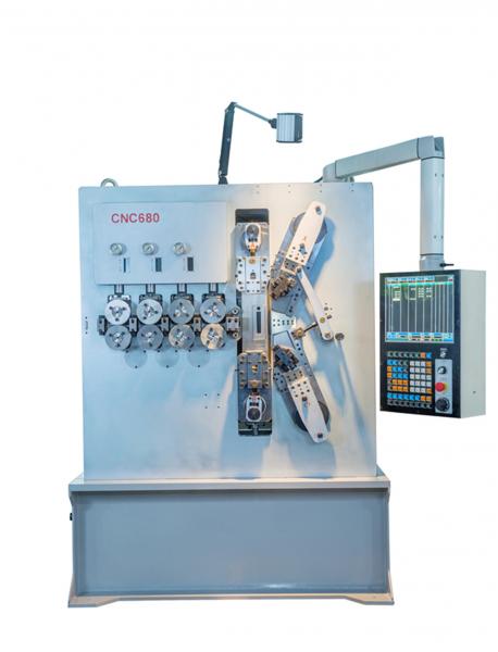 XD -680 Model 3.00 - 8.00mm CNC Spring Coiling Machine With Servo Motion System