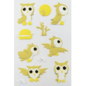 China Printable Birds Puffy Animal Stickers For Kids Gifts Custom Eco Friendly supplier