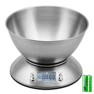 China Stainless Steel Kitchen Food Scale Digital With Bowl supplier