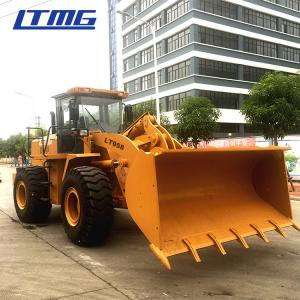 China Chinese heavy machinery 5 ton front end loader with optional joystick control and air-conditioner supplier