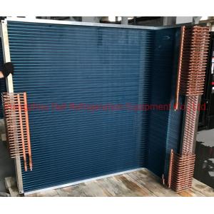 Horizontal Chilled Water Coils Fin Central Air Evaporator Heat Exchanger