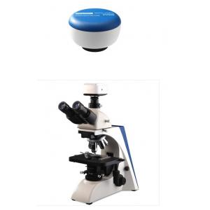 China Polarizing Microscope , Digital Optical Microscope LED / Halogen Transmitted Illumination supplier
