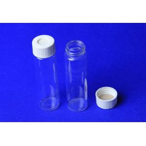 China Botella reactiva de cristal de laboratorio, botella de cristal ULTRAVIOLETA transparente química de las botellas reactivas con el tapón de tuerca supplier