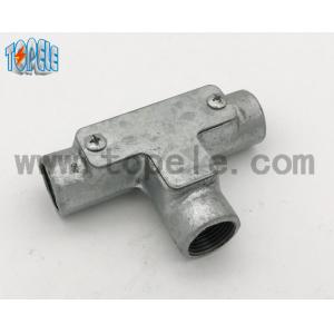 BS Conduit And Fittings Of Malleable Iron Three Way Channel Inspection Tee Junction Box