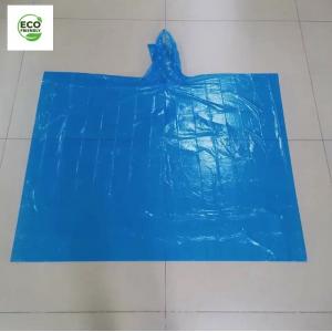 50*80'' Custom PLA Unisex Disposable Poncho Sustainable 100% Biodegradable