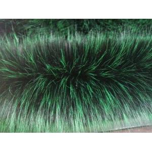 Soft and high weight fox fur with mixed colors