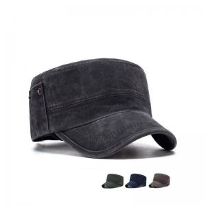 Snap Washed Cotton Mens Military Cap Fashion Arrow Labelling Patterns Available
