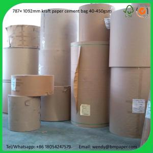 BMPAPER Hot New Products For 2014 High Bursting Strength Brown Test Liner  for cement bags