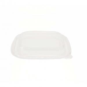 500ml 650ml Square Kraft PE Lined Microwavable Take Out Container
