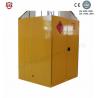China Gabinete de almacenamiento grande amarillo de acero del líquido inflamable con la puerta doble de la alta superficie del lustre wholesale