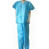 Fluid Resistance Hospital Surgical Scrubs , Medical Scrub Suits With Pocket