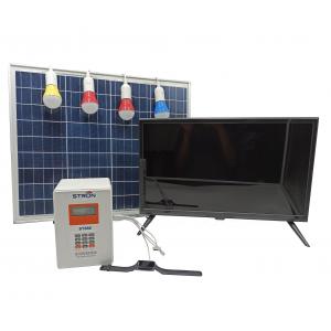 China 12V Portable Solar Home System , 50W Solar System For Home Electricity supplier
