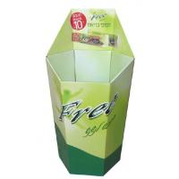 China Commercial Shop Dump Bins , Durable Cardboard Display Cubes For Chocolate on sale