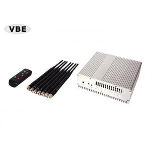 China 16W Wifi GPS Cell Phone Signal Jammer Remote Control Large Frequency Ranges supplier