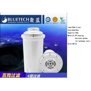 China White Free BPA Lead Removal Water Filter For Pitchers With 160l Lifetime supplier