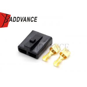 China 2 Pin Black Female Automotive Electrical Connectors For Fuel Pump DJ702113-6.3-21 DJ621-136.313 supplier
