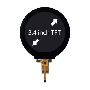 China 3.4 inch Round TFT LCD Display With Capacitive Touchscreen MIPI DSI wholesale