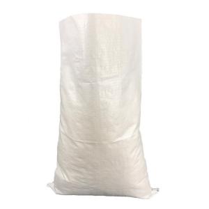 China 25kg 50kg PP Woven Sack Bags , White Polyethylene Woven Bags For Grains / Corn wholesale
