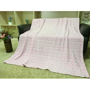 China Colored Lightweight Flannel Blanket , Soft Printed 100 Polyester Throw Blanket supplier