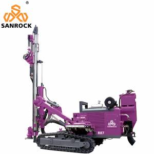 35m Depth Hydraulic Mobile DTH Drilling Rig Mining Rotary Borehole Drilling Machine