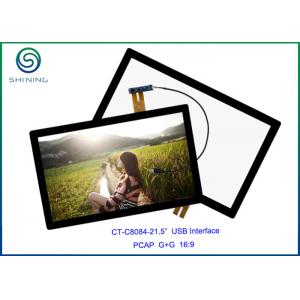 ITO Glass + Cover Lens Industrial Monitor Touch Screen , Surface Hardness Above 6H