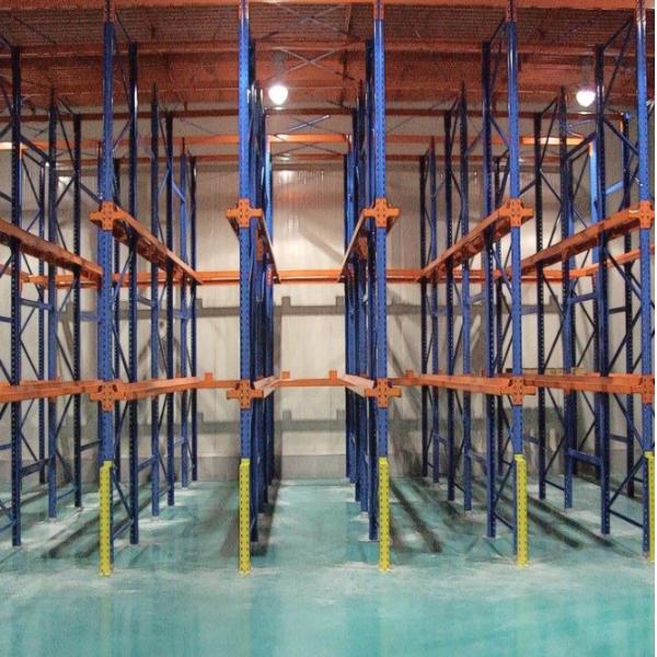 High Capacity Drive In Pallet Rack System Heavy Duty Warehouse Shelving LIFO Storage