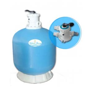 Top Mounted Sand Filter Tank For Pool Water Purification Fiber Glass Material