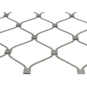 China Flexible Inox Stainless Steel Wire Rope Mesh Knotted Ferruled supplier