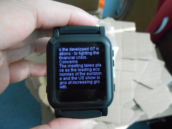 txtの文書ファイルのサポート機能のスパイの腕時計