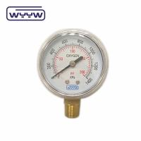 China oxygen cylinder pressure gauge on sale