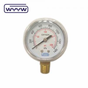 oxygen cylinder pressure gauge