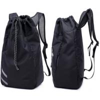 China Customized Polyester Sport Ball Backpack Waterproof Drawstring Mesh Backpack on sale