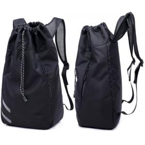 Customized Polyester Sport Ball Backpack Waterproof Drawstring Mesh Backpack