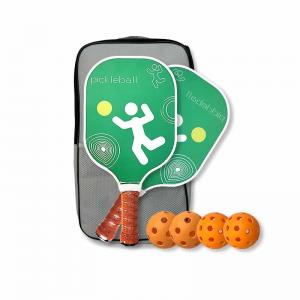 Premium Pickleball Set - Complete Pickle-Ball Equipment Bundle with Paddles, Balls, Net, and Carrying Bag
