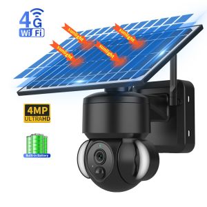 China Outdoor Floodlight Solar Wifi Camera Auto Light Up With 3 Colors wholesale